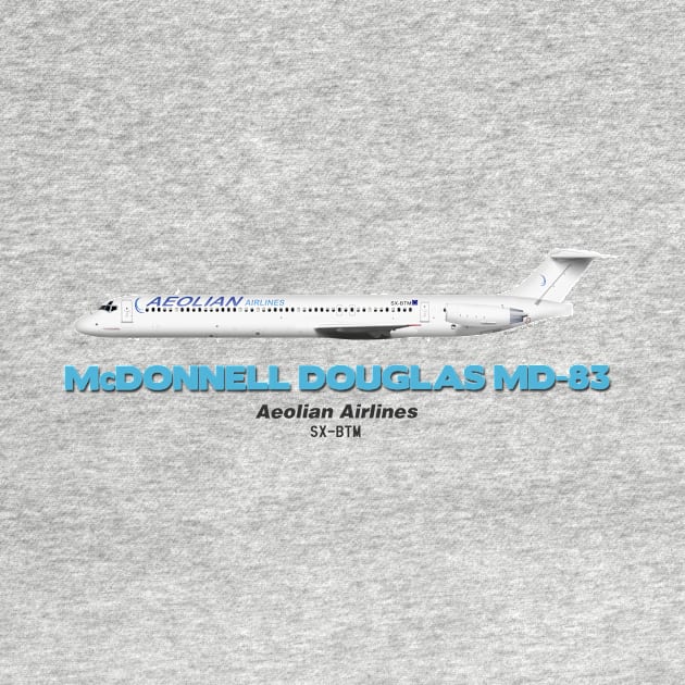 McDonnell Douglas MD-83 - Aeolian Airlines by TheArtofFlying